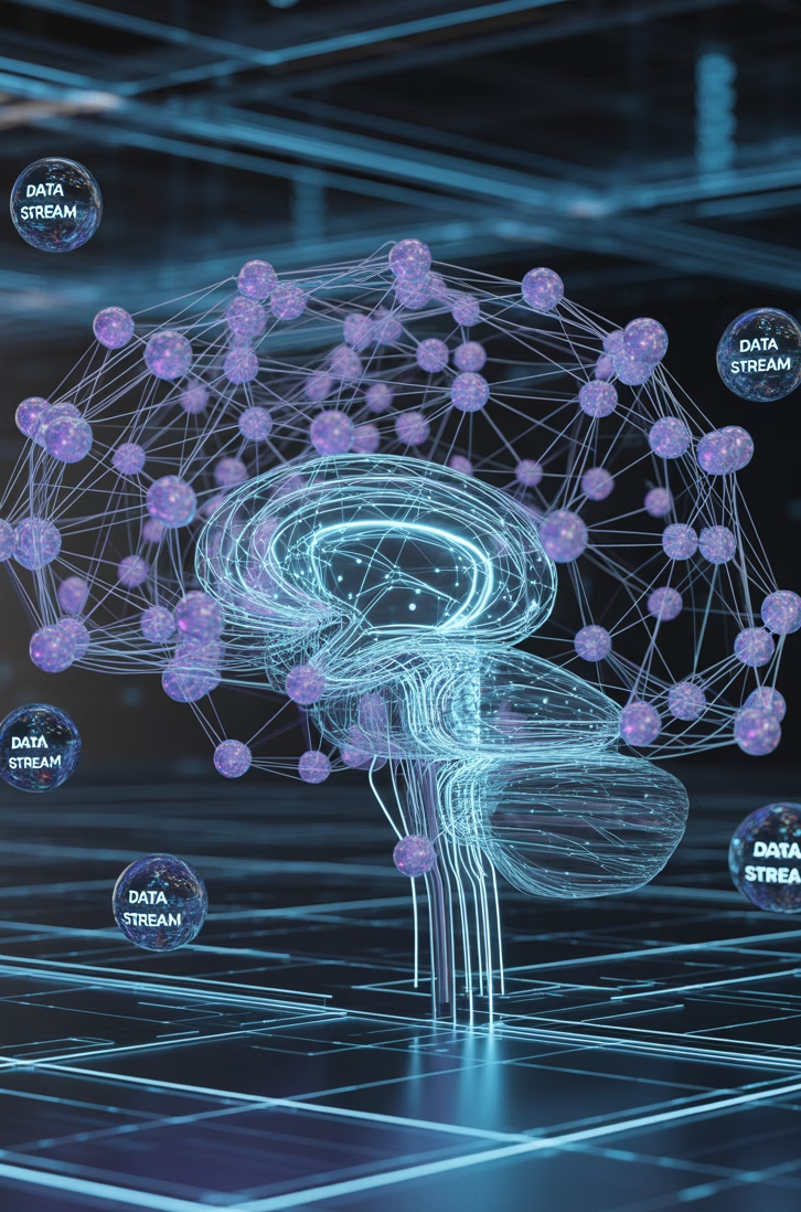 AI rendering of collective intelligence concept